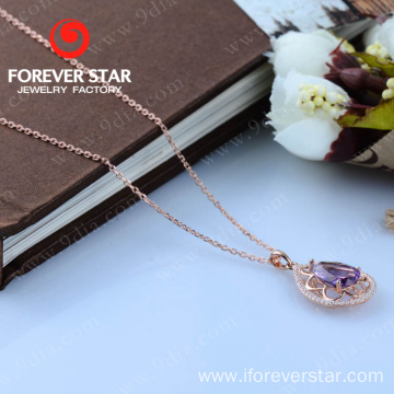 Rose Gold Pendant Necklace